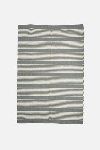 COTTON STRIPE RUG 120X180CM