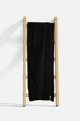 EMBOSSED FLANNEL BLANKET 200X220CM