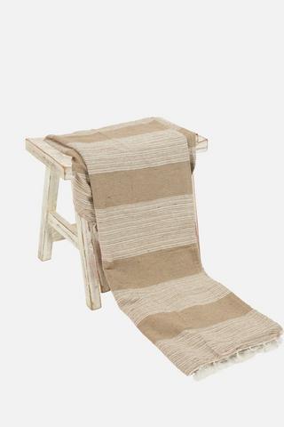 TEXTURED STRIPE THROW 140X180CM
