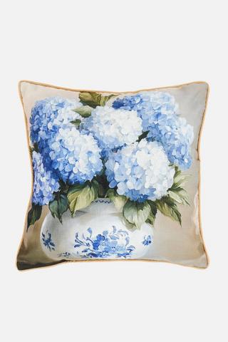 HRDRANGIA FLOWER PRINTED SCATTER 50X50CM