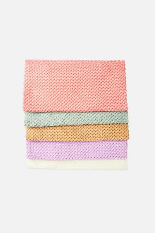 5 PACK MULTI-COLOURED CLEANING SWABS