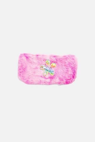 KIDS FLUFFY PENCIL CASE