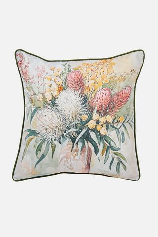 NATIVE FLORAL PRINTED SCATTER 50X50CM