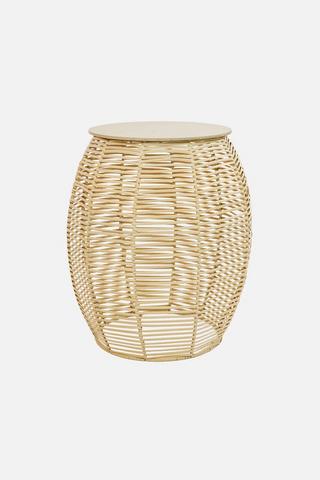 UKHAMBA WOVEN SIDE TABLE