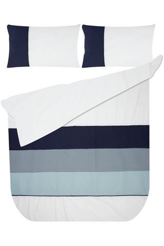 COPENHAGEN EMBOSSED POLYESTER DUVET COVER