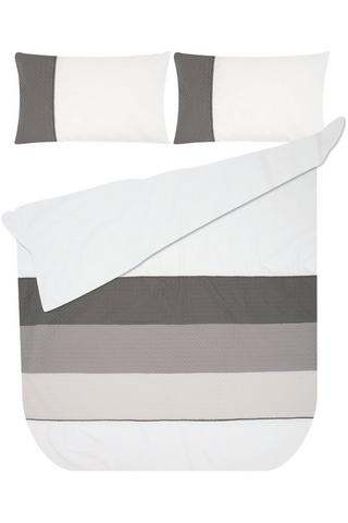 COPENHAGEN EMBOSSED POLYESTER DUVET COVER
