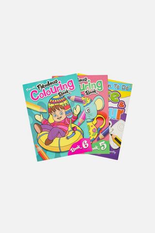 ASSORTED COLOURING BOOKS