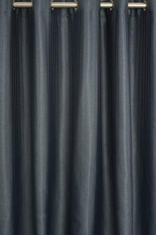 XW STRIPE BLOCKOUT EYELET CURTAIN 200X225CM
