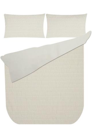 6 PIECE EMBOSSED POLYESTER DUVET COVER SET