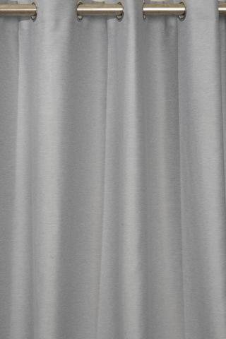 XW MARLA BLOCKOUT EYELET CURTAIN 200X225CM - 1 - Light Grey