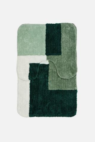 2 PIECE COLORADA BATHMAT SET - 1 - Sage