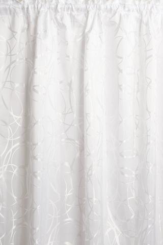2 PACK SCRIBBLE TAPED CURTAIN 140X218CM