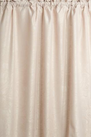 2 PACK MARBLE JACQUARD TAPED CURTAIN 140X218CM
