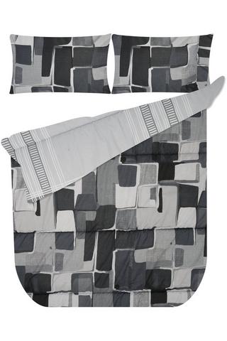 6 PIECE ABSTRACT POLYESTER COMFORTER