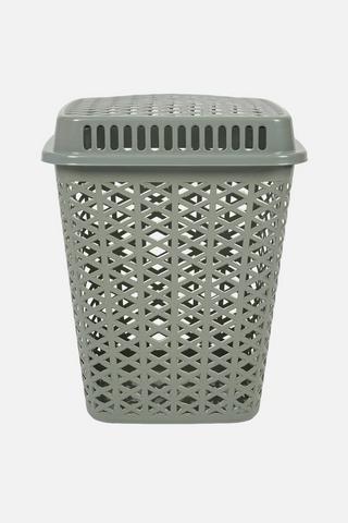 SBAHLE LAUNDRY BASKET - 1 - Light Grey