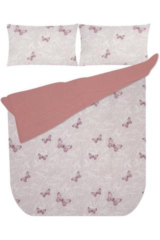 WINTER BUTTERFLY POLYCOTTON DUVET COVER