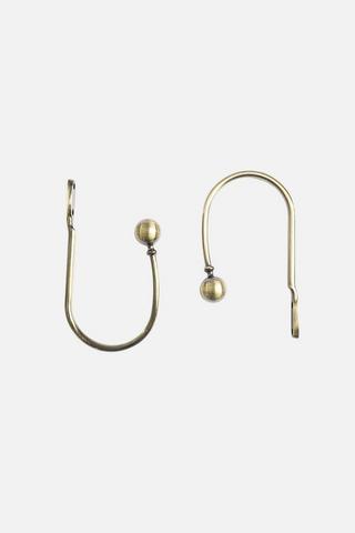 2 PACK ANTIQUE WALL MOUNT CURTAIN HOLDBACK