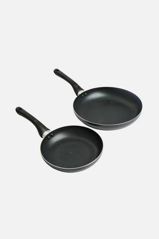 2 PIECE 20/24CM ALUMINIUM FRYING PAN SET