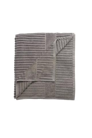 RIB VELOUR BATH SHEET