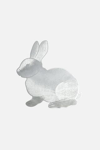 METALLIC BUNNY PLACEMAT
