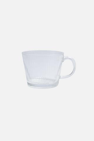 URBAN RIBBED GLASS MUG