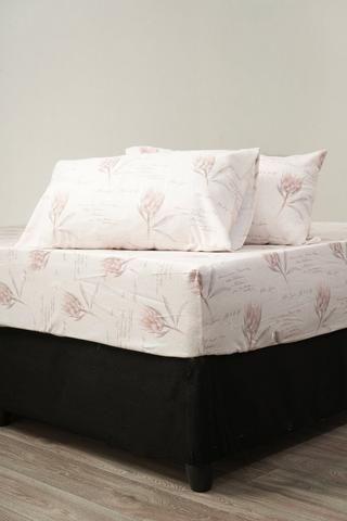 PROTEA POLYCOTTON FITTED SHEET