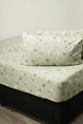 3 PIECE DITSY FLORAL WINTER SHEET SET
