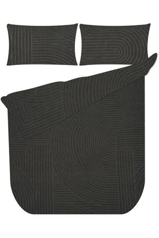 WINTER GEO POLYESTER DUVET COVER