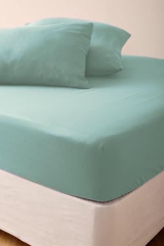 POLYCOTTON WINTER FITTED SHEET
