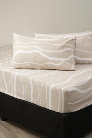 WINTER WAVE POLYCOTTON SHEET SET