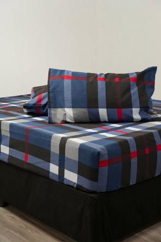 POLYCOTTON WINTER CHECK SHEET SET