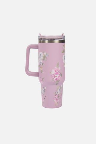 BOTANICAL FLORAL FLASK
