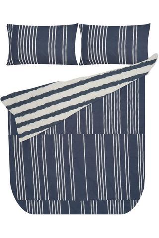 6-PIECE STRIPE GENTLE TOUCH DUVET COVER SET