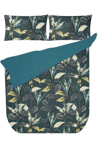 EXOTIC LEAVES POLYESTER DUVET COVER