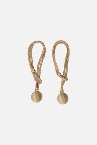 2 PACK BAUBLE ROPE CURTAIN TIEBACK