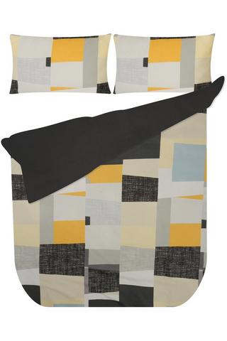 GEOMETRIC POLYESTER DUVET COVER