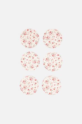 ASSORTED 4 PACK FLORAL COASTERS