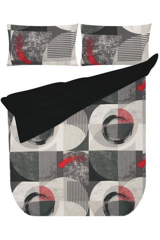 GEOMETRIC POLYESTER DUVET COVER