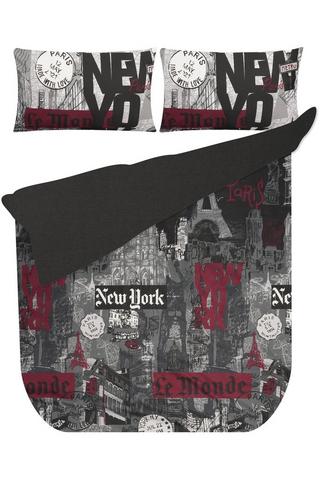 NEW YORK POLYESTER DUVET COVER