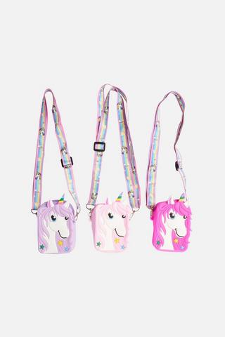 ASSORTED KIDS SLING UNICORN BAG