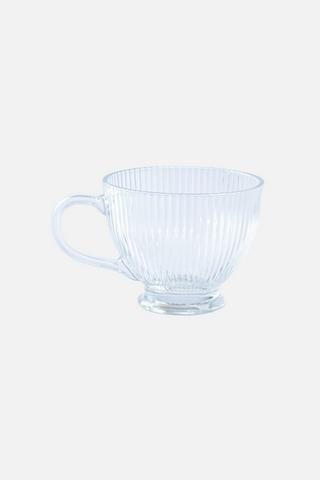 RIBBED RIO MUG - 1 - Clear