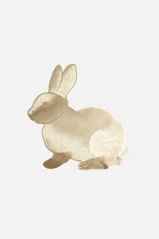 METALLIC BUNNY PLACEMAT