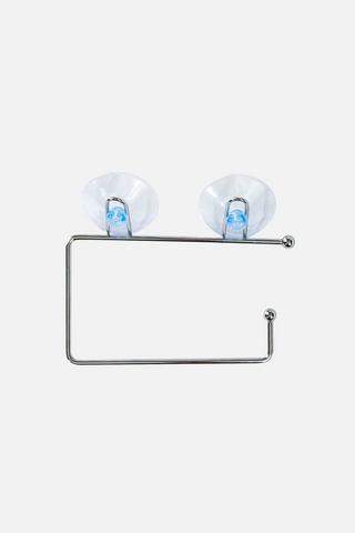 CHROME COATED TOILET ROLL HOLDER