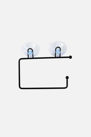 CHROME COATED TOILET ROLL HOLDER