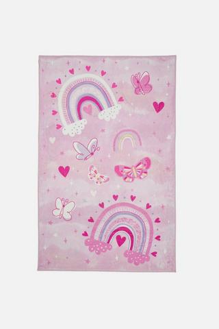 KIDS RAINBOW RUG 110X70CM