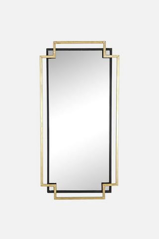 METALLIC DECORATIVE MIRROR 50X100CM