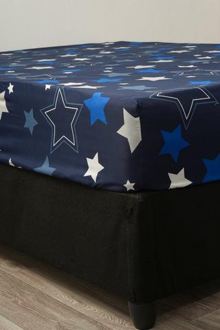 KIDS STARGAZING FITTED SHEET