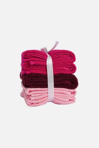 5pk Face Cloth -  Pinks