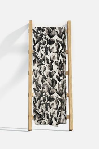 FLORAL FLANNEL BLANKET 180X200CM-DBL