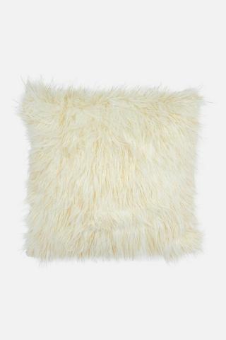 GLITTER FAUX FUR SCATTER 55X55CM